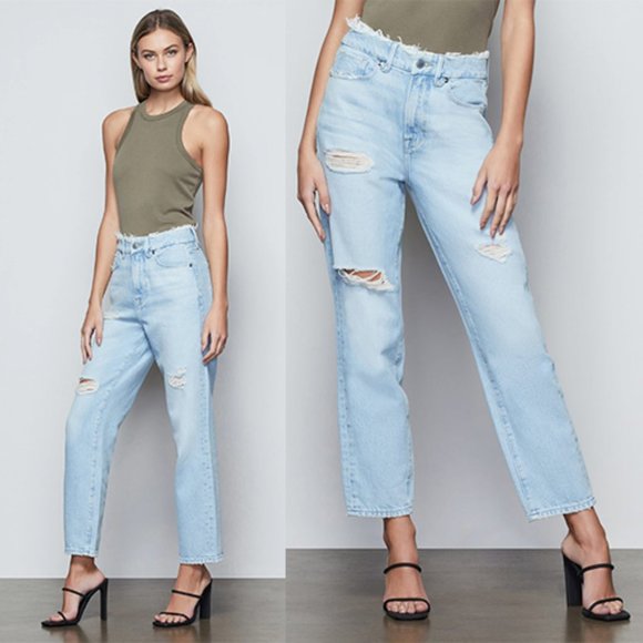 Good American Denim - Good American GOOD VINTAGE Light Wash Jeans NWT 8